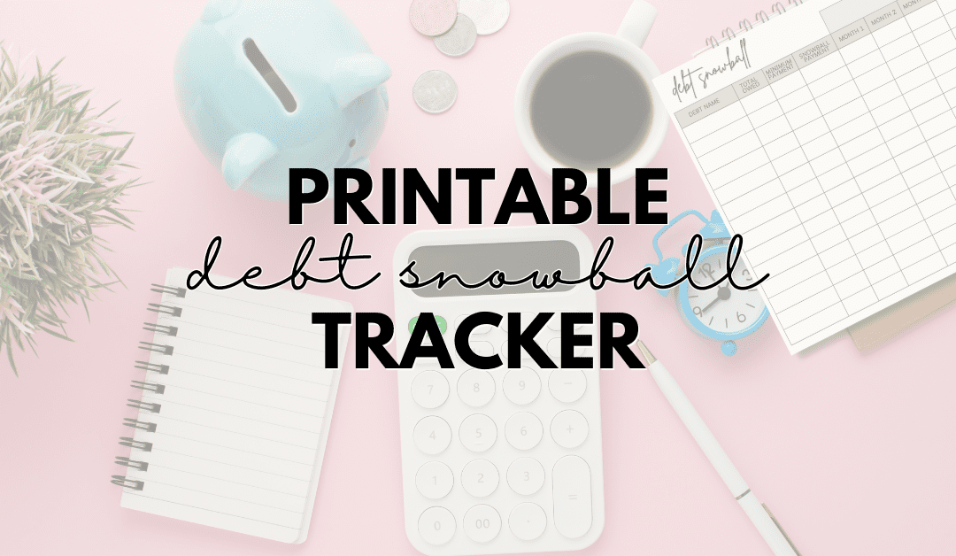 Debt Snowball Tracker Printable