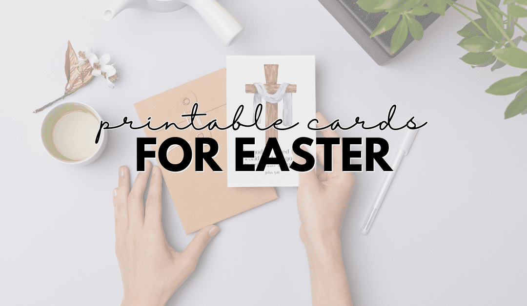 Printable DIY Easter Cards